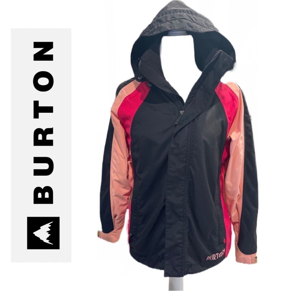 Burton Girls Black and Pink Winter Snow/Ski Jacket - Size L